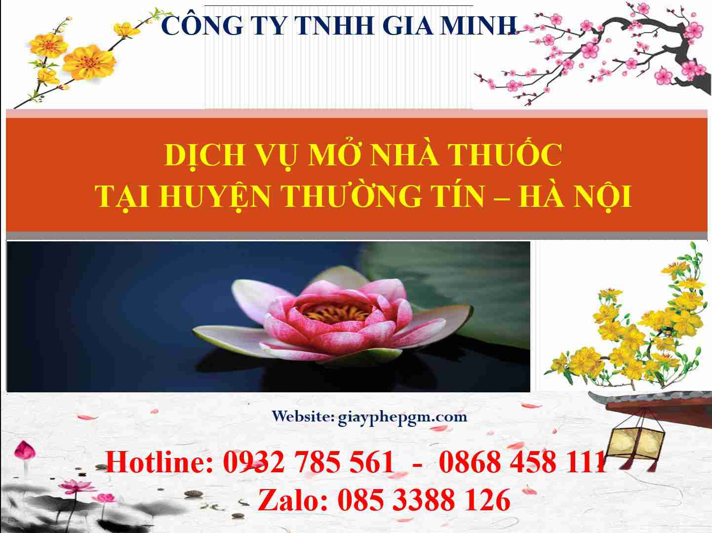 Dịch vụ mở nhà thuốc tại Huyện Thường Tín - Hà Nội